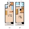 シエルブルー栄 1LDKの間取り