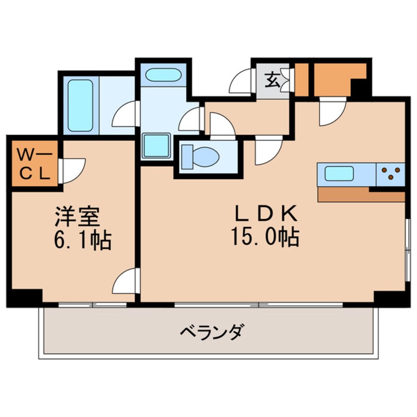 間取図 シエルブルー栄