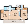 名古屋市営地下鉄東山線/栄駅 徒歩3分 8階 築11年 2LDKの間取り