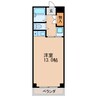 名古屋市営地下鉄名城線/矢場町駅 徒歩5分 6階 築40年 1Rの間取り