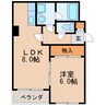 名古屋市営地下鉄桜通線/高岳駅 徒歩8分 6階 築28年 1LDKの間取り