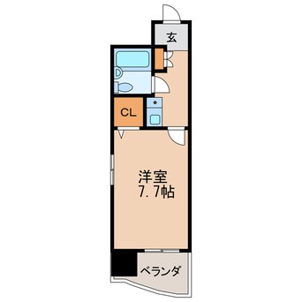 間取図 名古屋市営地下鉄桜通線/丸の内駅 徒歩5分 5階 築35年