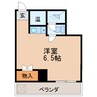 名古屋市営地下鉄鶴舞線/鶴舞駅 徒歩10分 6階 築39年 1Rの間取り