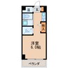 ニッシンセントラルレジデンス 1Rの間取り
