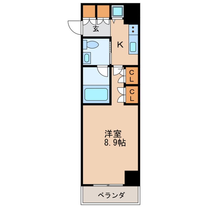 間取図 グランルージュ栄Ⅱ