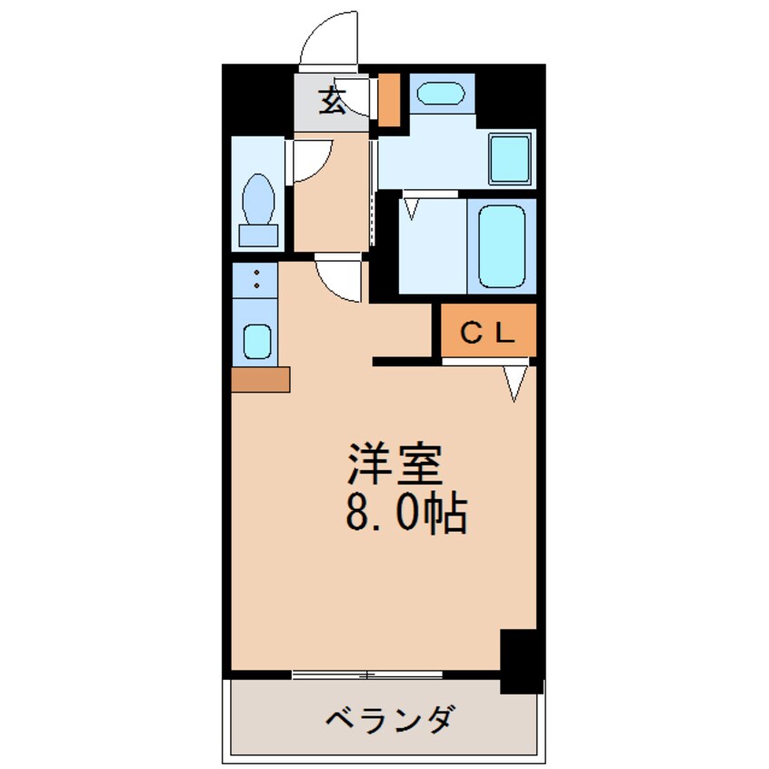 間取図 グランルージュ栄Ⅱ