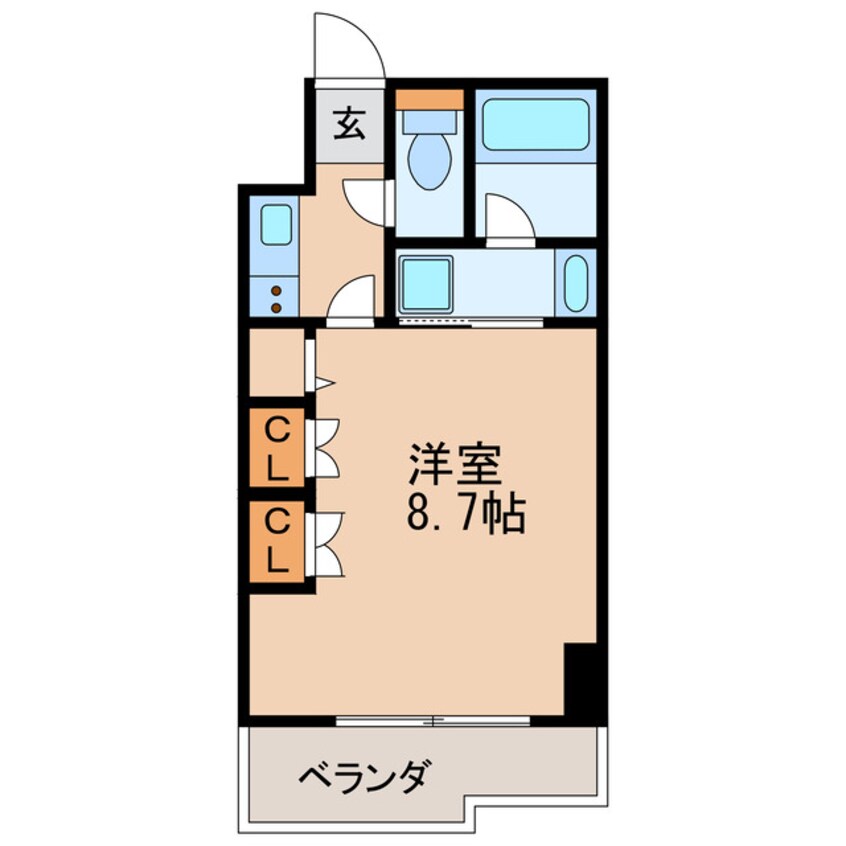 間取図 グランルージュ栄Ⅱ