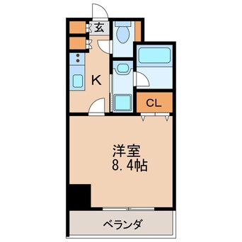 間取図 グランルージュ栄Ⅱ