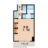 名古屋市営地下鉄名城線/矢場町駅 徒歩5分 3階 築18年 1Kの間取り