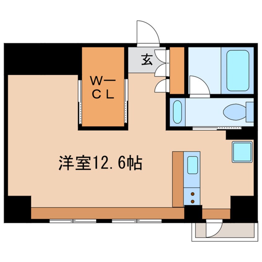 間取図 名古屋市営地下鉄桜通線/高岳駅 徒歩5分 3階 築17年