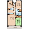 白壁パーク・ホームズ 3LDKの間取り