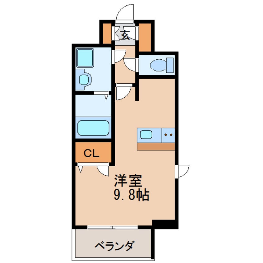 間取図 名古屋市営地下鉄桜通線/丸の内駅 徒歩4分 2階 築11年