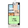 東海伸銅ビル 1DKの間取り