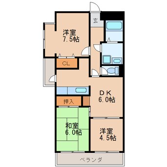 間取図 スイートプラザ白壁