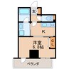 さくらHills NISHIKI Platinum Residence 1Kの間取り