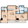 名古屋市営地下鉄桜通線/丸の内駅 徒歩4分 13階 築5年 2LDKの間取り