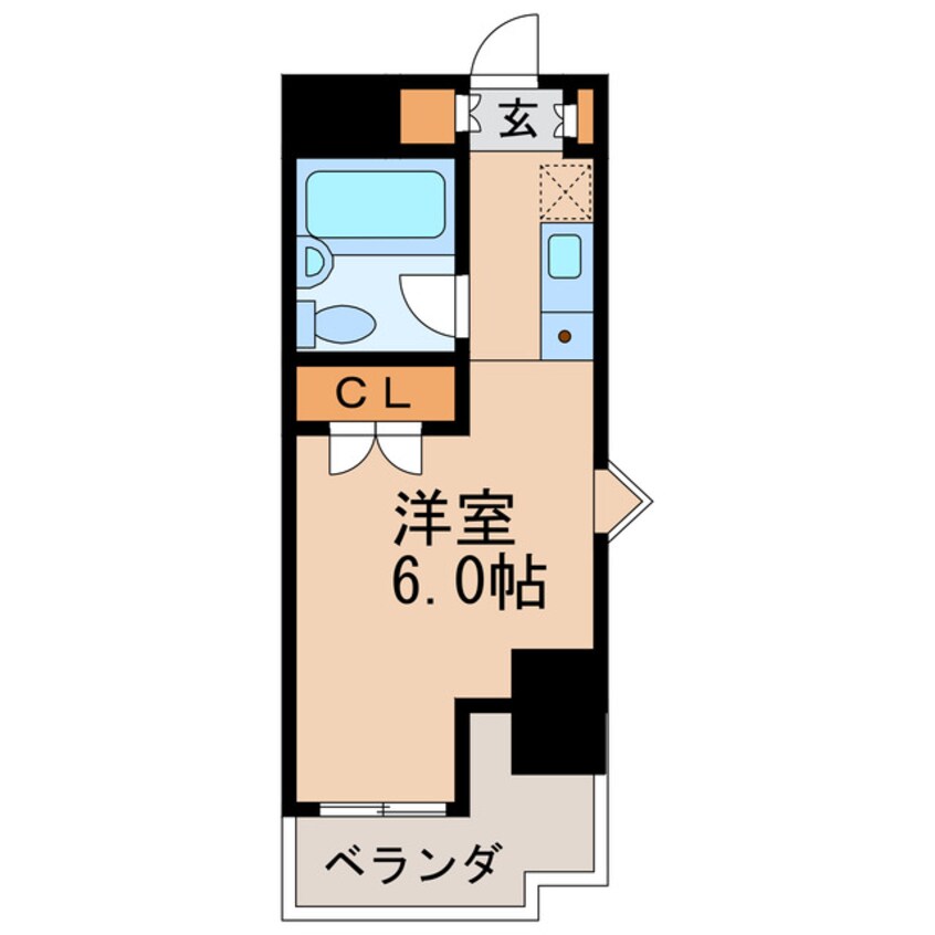 間取図 名古屋市営地下鉄東山線/新栄町駅 徒歩8分 4階 築34年