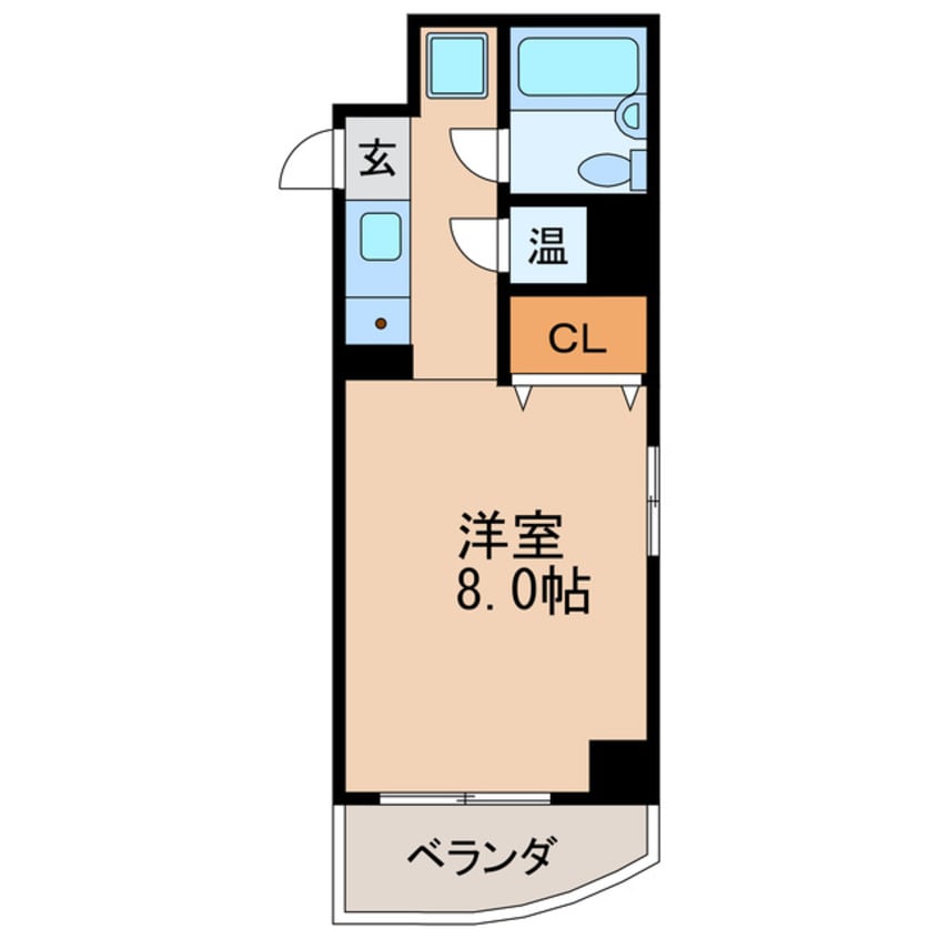間取図 名古屋市営地下鉄桜通線/高岳駅 徒歩2分 5階 築36年