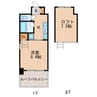 名古屋市営地下鉄鶴舞線/鶴舞駅 徒歩9分 7階 築19年 1Kの間取り