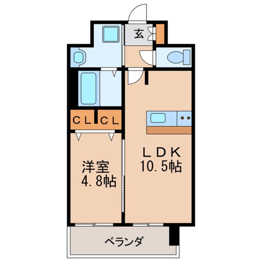 間取図 名古屋市営地下鉄桜通線/丸の内駅 徒歩3分 10階 築12年