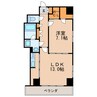名古屋市営地下鉄桜通線/高岳駅 徒歩7分 4階 築12年 1LDKの間取り