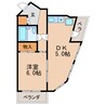 名古屋市営地下鉄桜通線/高岳駅 徒歩4分 4階 築38年 1DKの間取り