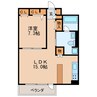 名古屋市営地下鉄東山線/新栄町駅 徒歩2分 2階 築19年 1LDKの間取り