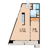 名古屋市営地下鉄東山線/新栄町駅 徒歩2分 6階 築19年 1LDKの間取り