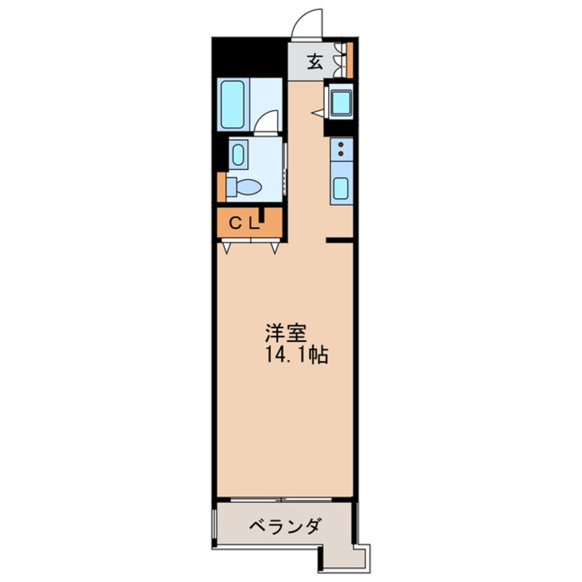 間取図 レジディア東桜Ⅱ