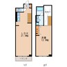 レジディア東桜Ⅱ 1LDKの間取り