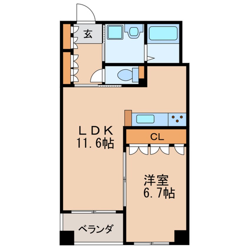 間取図 パークアクシス白壁