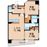 名古屋市営地下鉄桜通線/車道駅 徒歩4分 4階 築4年 2LDKの間取り