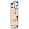 名古屋市営地下鉄鶴舞線/丸の内駅 徒歩3分 5階 築17年 1DKの間取り
