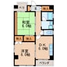 名古屋市営地下鉄東山線/伏見駅 徒歩5分 6階 築46年 2DKの間取り