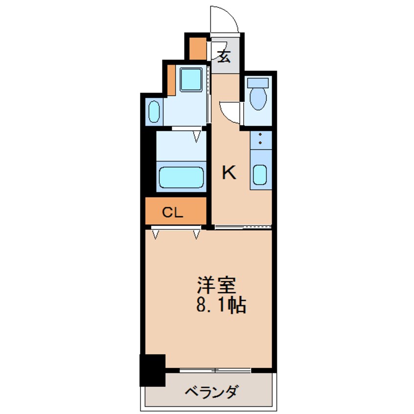 間取図 レジディア丸の内