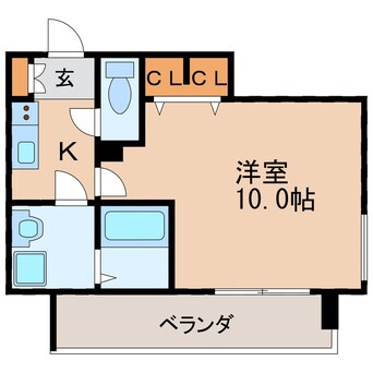 間取図 名古屋市営地下鉄名城線/矢場町駅 徒歩3分 11階 築6年