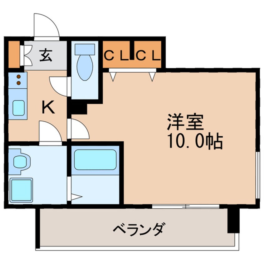 間取図 名古屋市営地下鉄名城線/矢場町駅 徒歩3分 11階 築6年