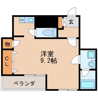 間取図 名古屋市営地下鉄名城線/矢場町駅 徒歩6分 6階 築23年