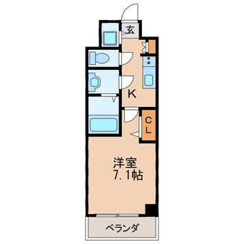 間取図 プレサンス栄フレイヤ