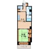 名古屋市営地下鉄東山線/伏見駅 徒歩5分 11階 築35年 1DKの間取り