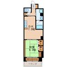 名古屋市営地下鉄東山線/伏見駅 徒歩5分 11階 築35年 1DKの間取り