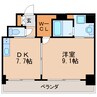 名古屋市営地下鉄東山線/伏見駅 徒歩3分 5階 築18年 1DKの間取り