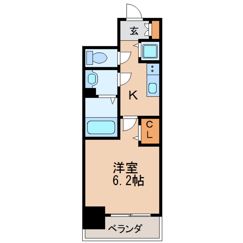 間取図 名古屋市営地下鉄桜通線/丸の内駅 徒歩5分 3階 築10年
