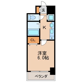 間取図 プレサンス名古屋城前