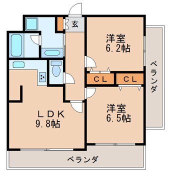 間取図 名古屋市営地下鉄桜通線/丸の内駅 徒歩2分 13階 築22年