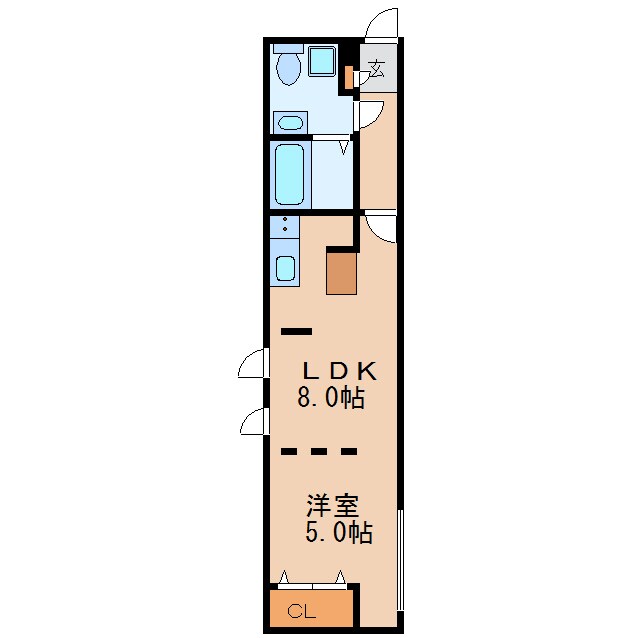 間取り図 名鉄瀬戸線/清水駅 徒歩7分 1階 築18年