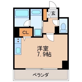 間取図 レジディア高岳