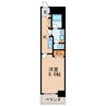 Enchante 泉 1Kの間取り