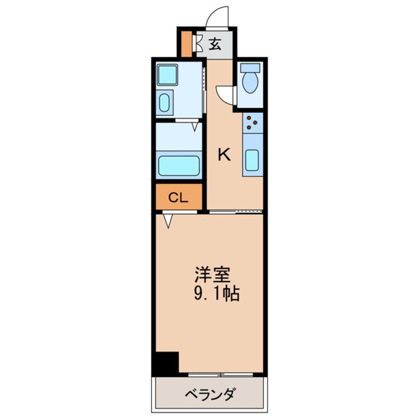 間取図 パラシオン車道　西館