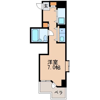 間取図 名古屋市営地下鉄桜通線/丸の内駅 徒歩2分 10階 築40年